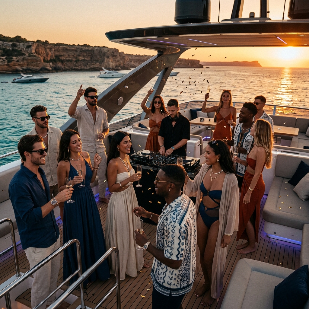FRMNTRA events — fiestas y eventos a bordo